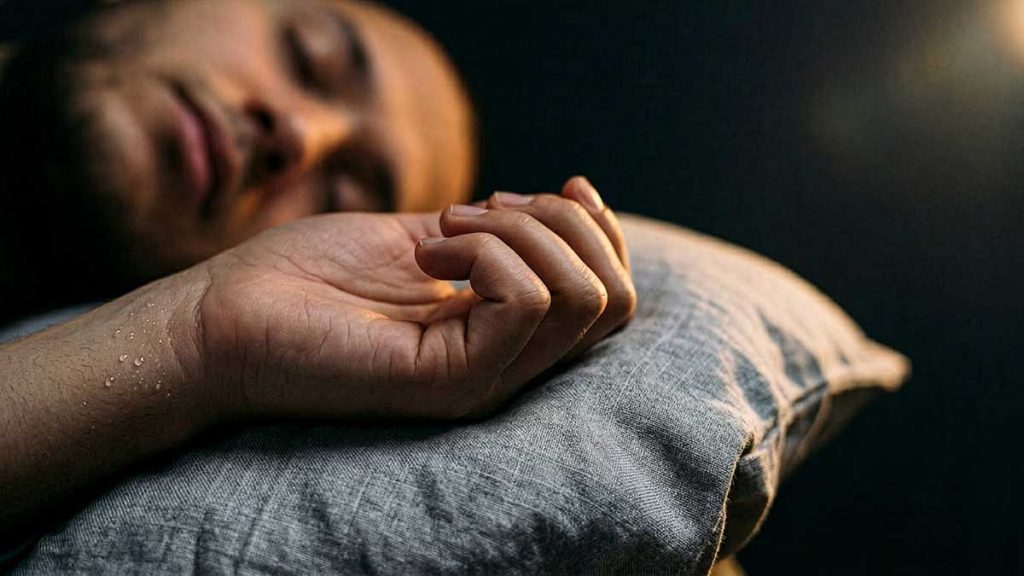 Sleeping on the right side shown through the theme of Sleeping in Islam