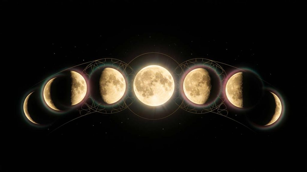Islamic new year based on lunar phases