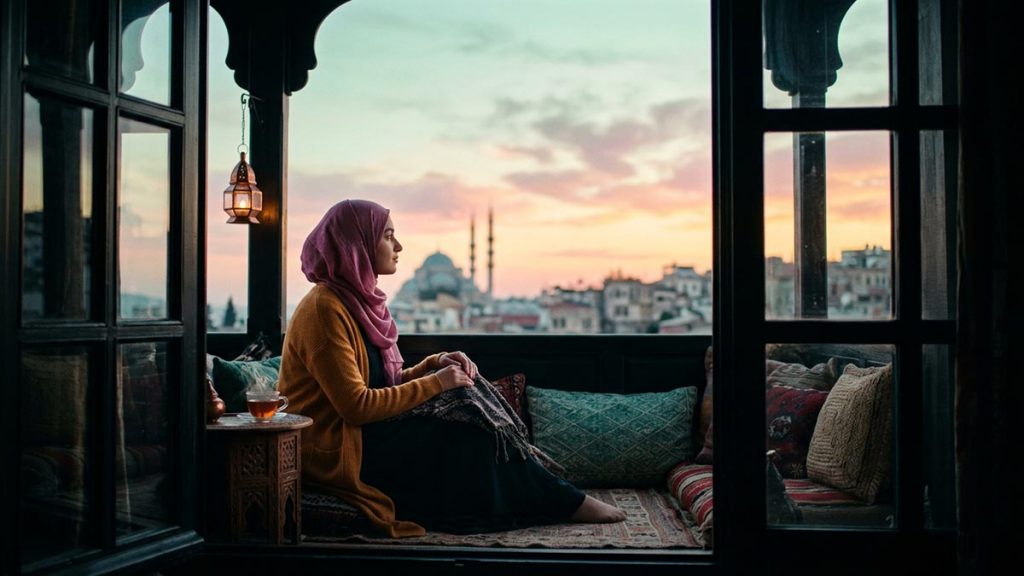 Soft sunrise light spreading gently across an open sky, evoking the meaning of InshaAllah.