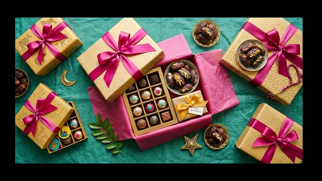 Several themed Eid Gift Boxes for different recipients