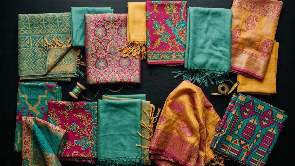 Diverse Hijab fabrics and patterns from around the world