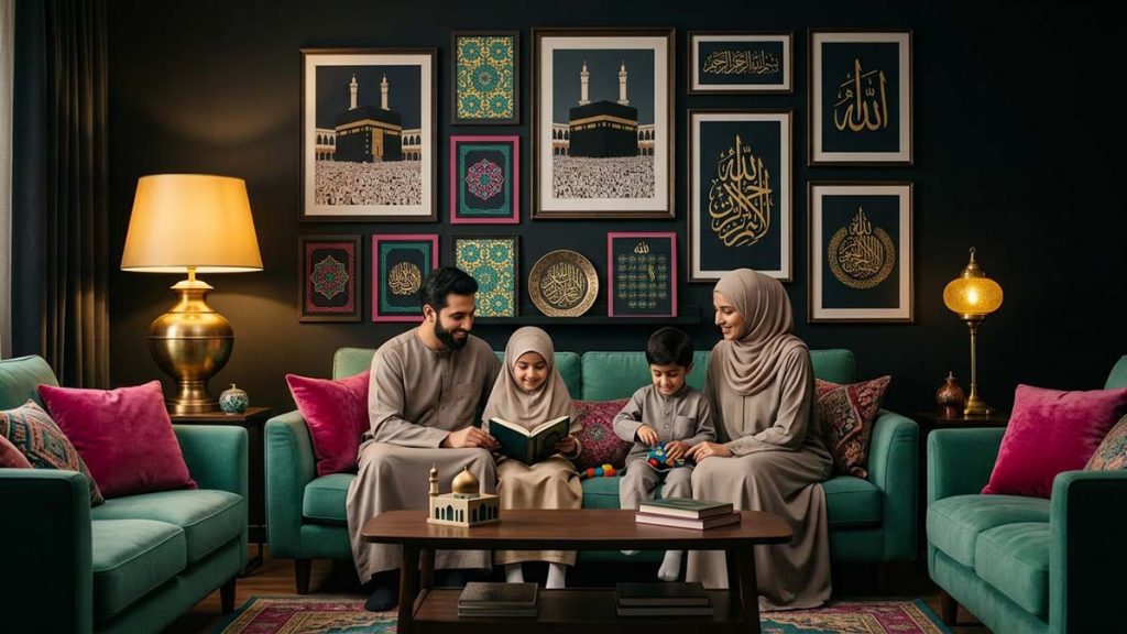 A Muslim Muslim Essentials Wall Art on the wall
