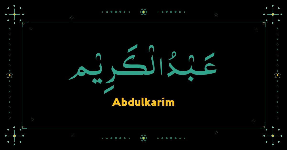 Abdulkarim
