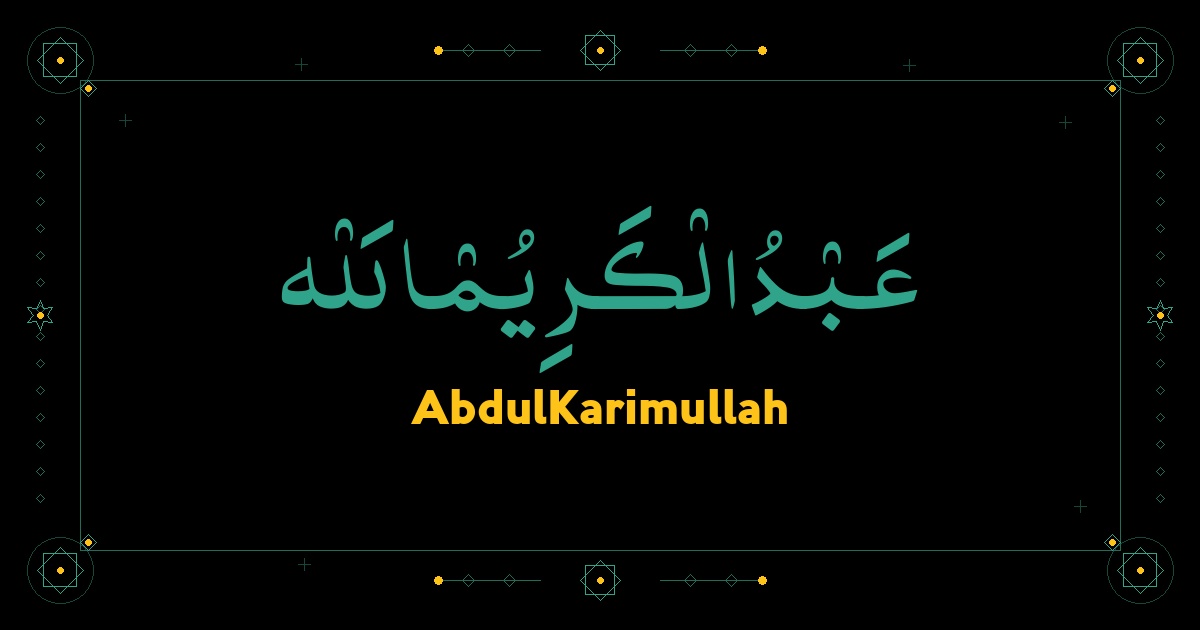 AbdulKarimullah
