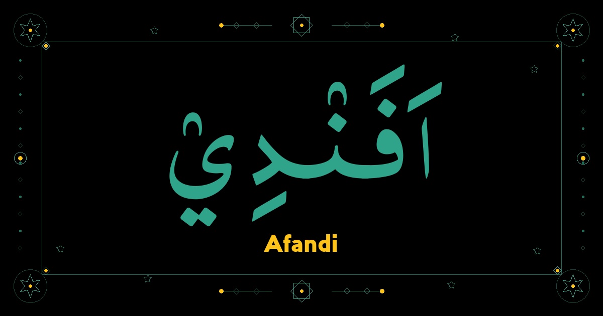 Afandi
