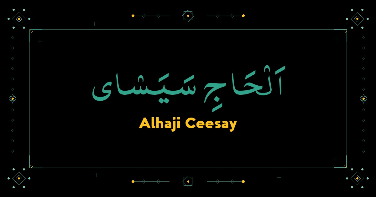 Alhaji Ceesay