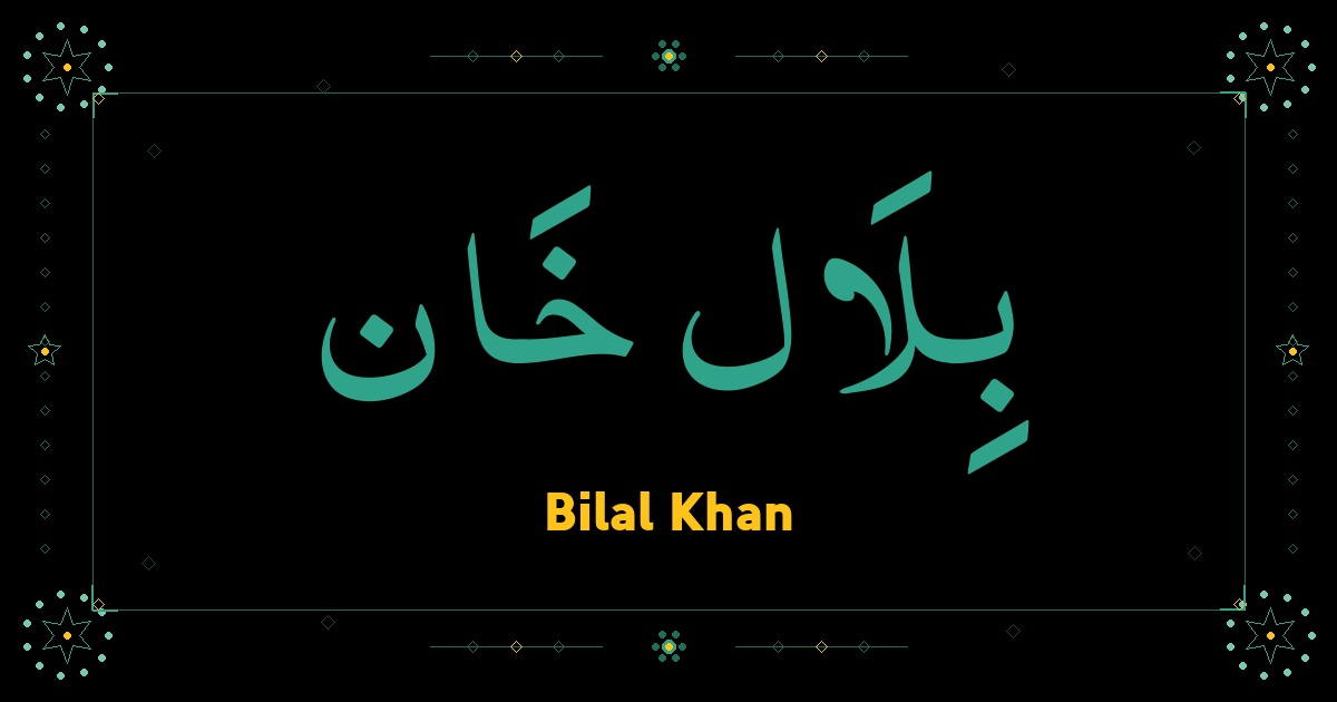 Bilal Khan