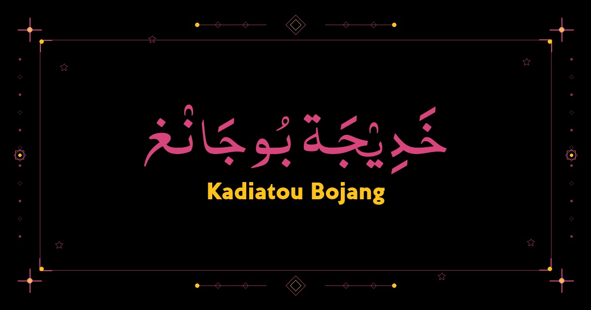 Kadiatou Bojang