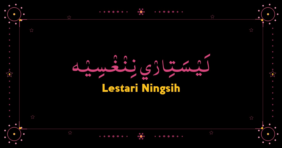 Lestari Ningsih