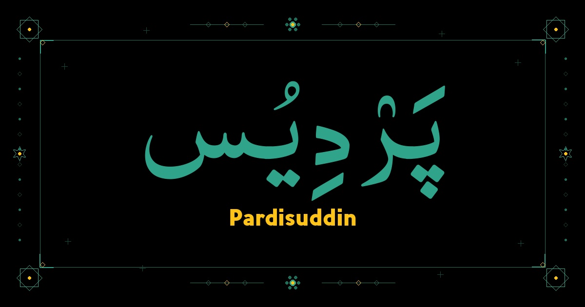 Pardisuddin