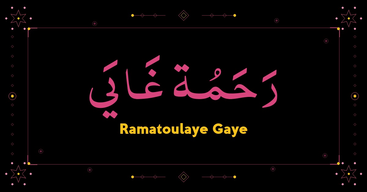 Ramatoulaye Gaye