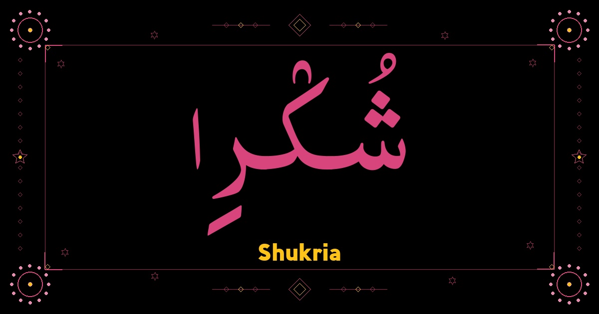 Shukria