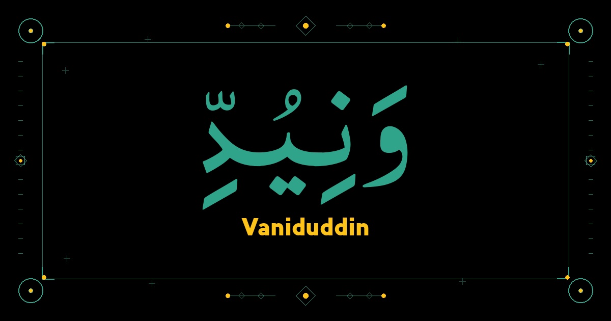 Vaniduddin