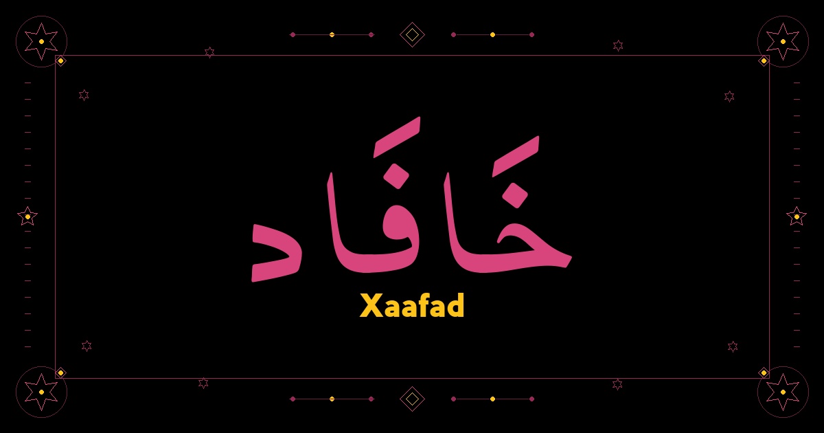 Xaafad