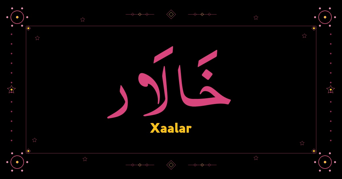 Xaalar