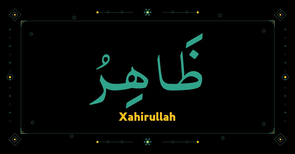 Xahirullah