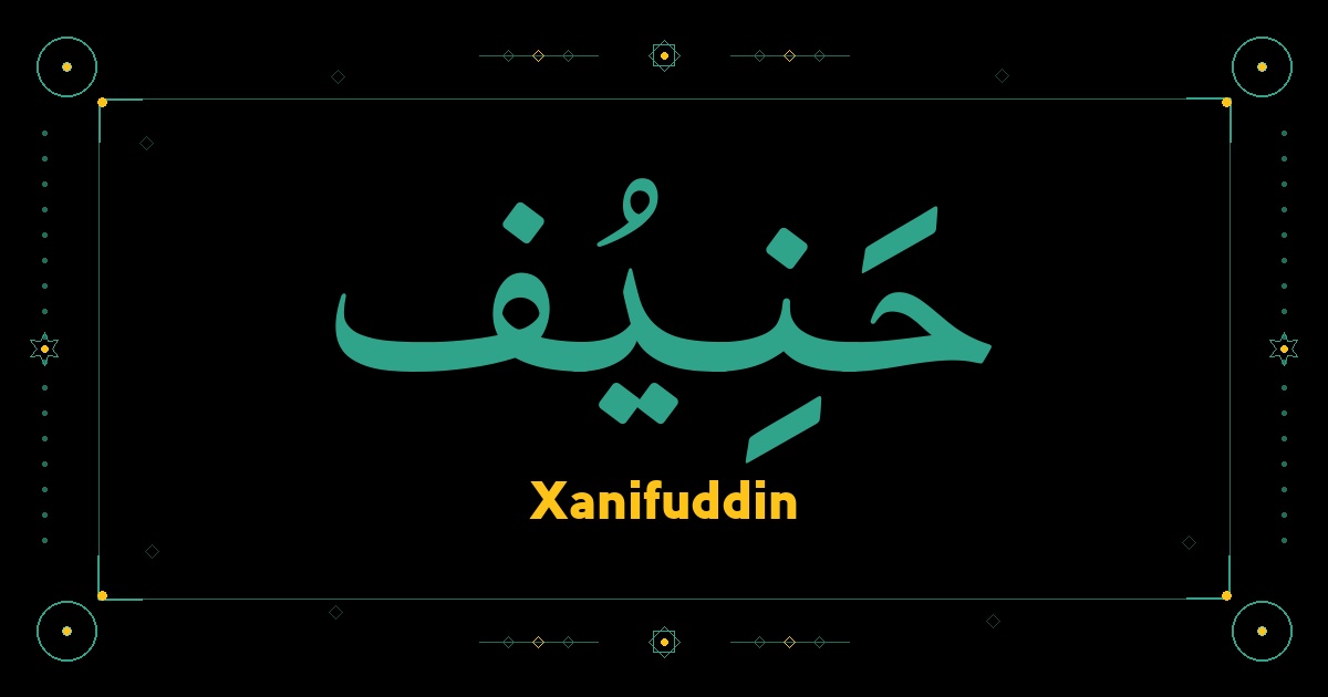 Xanifuddin