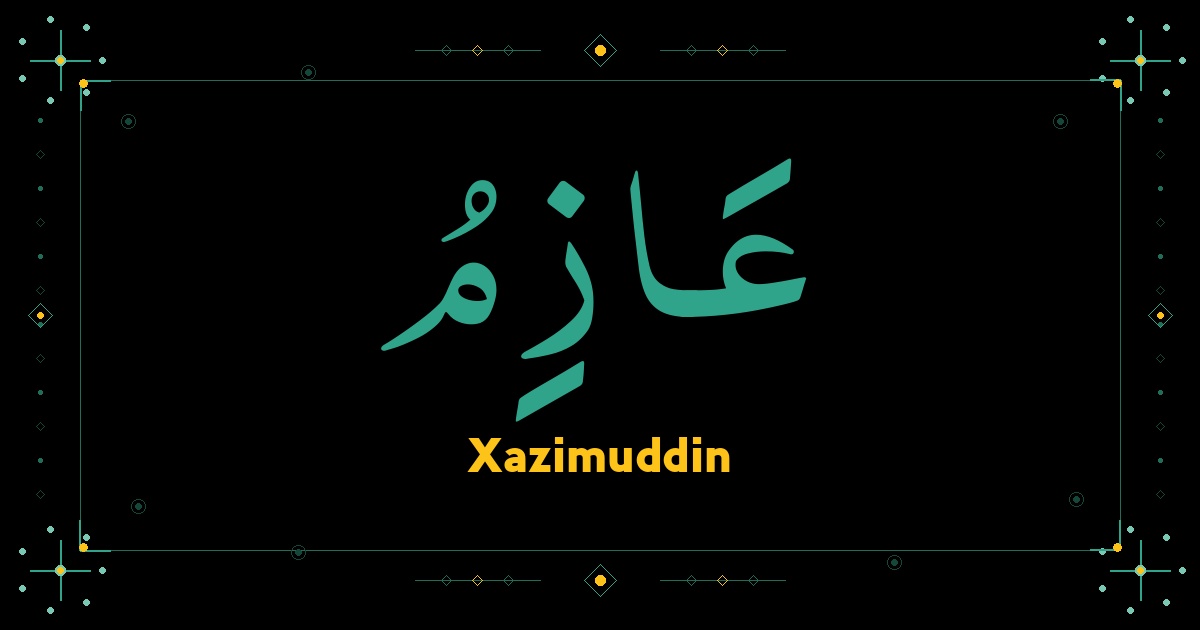 Xazimuddin