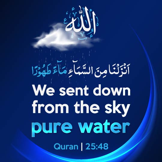 Allah Says About Mercy Through Rain